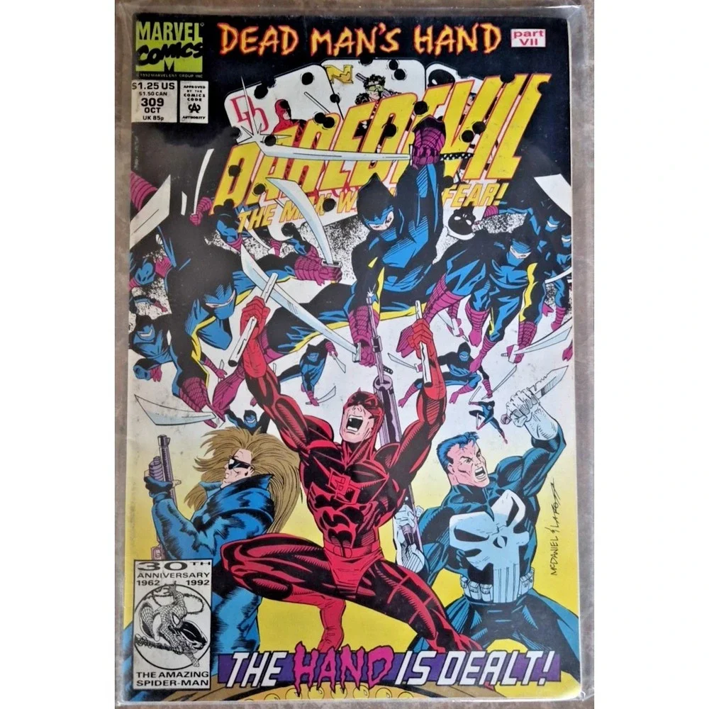 Marvel Comics Daredevil Lot of 10# 303, 4, 6, 9, 11, 15, 16, 17, 18, and 334